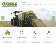 Tablet Screenshot of nobleequipment.ca